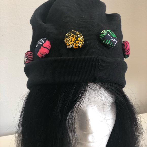 Ankara button beanie - Picture 5 of 8